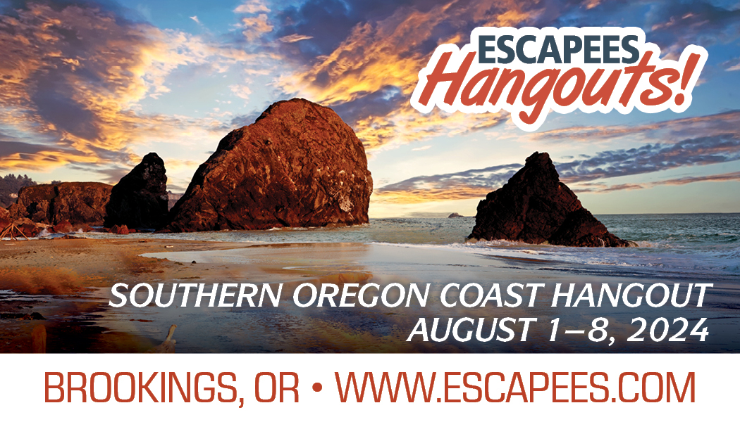 photo of southern Oregon coast for an Escapees Hangout event